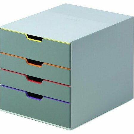 DURABLE OFFICE PRODUCTS Organizer, 4 Drawer, 11-1/2inWx14inDx11inH, Multi DBL760427
